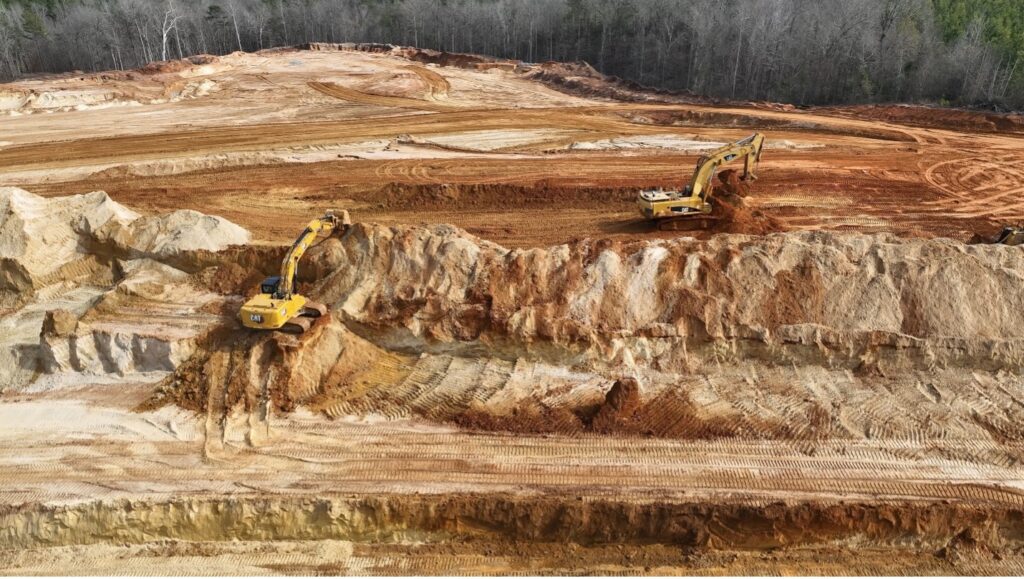 UAS data captured by ALDOT of the West Alabama Highway construction during the earthwork phase.